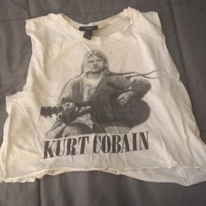 Forever 21 Kurt Cobain crop top